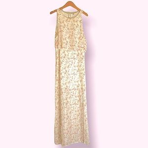 Free People Double Slit Floral Maxi Dress